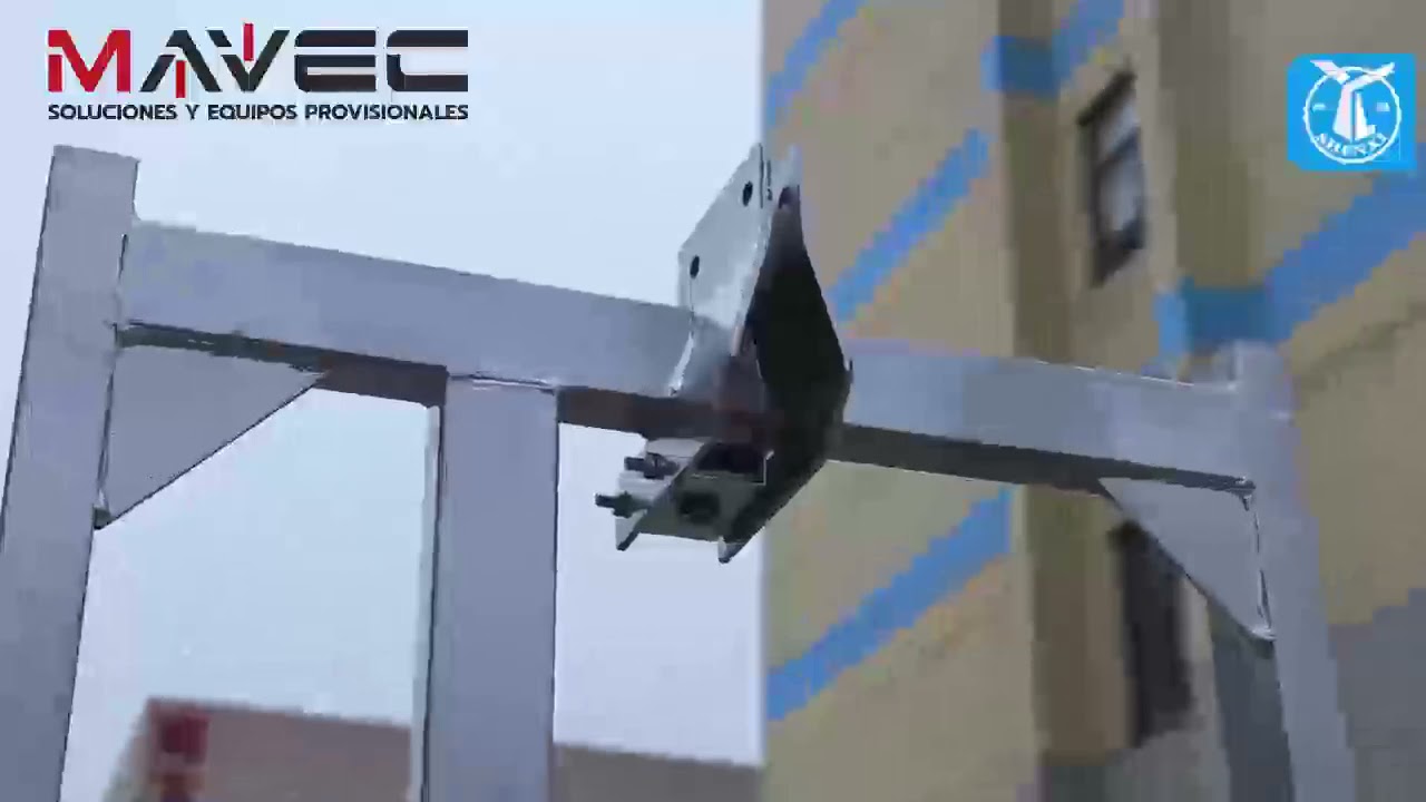 INSTALACIÓN DE ANDAMIO COLGANTE ELÉCTRICO STANDARD