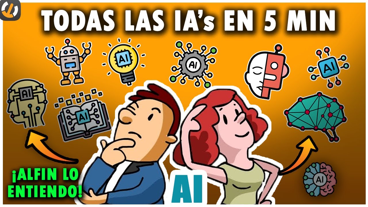 TODOS los TIPOS de Inteligencias Artificiales en 5 minutos