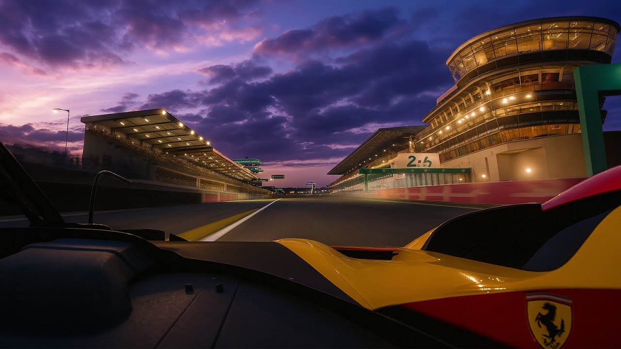 Ferrari 499P Hypercar | 4 Hours of Le Mans Onboard Ambience for Sleep & Focus