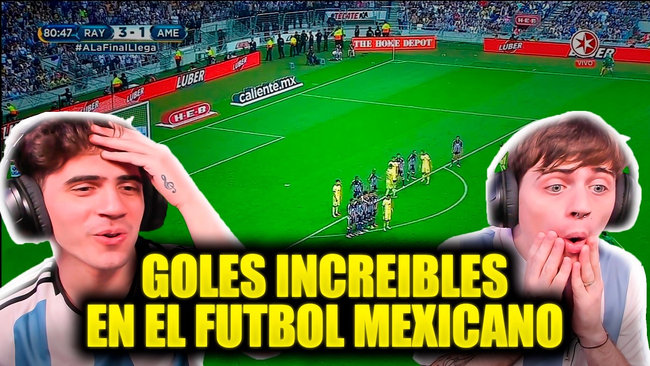 HINCHAS ARGENTINOS REACCIONAN A Goles que No Se Repetirán en el Fútbol Mexicano - Liga MX ⚽🔥