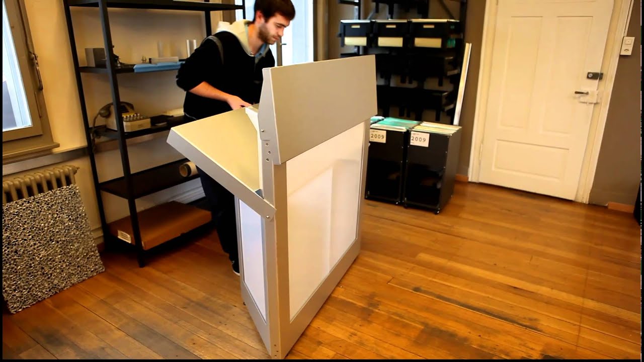Klappbar aus Aluminium Barelement