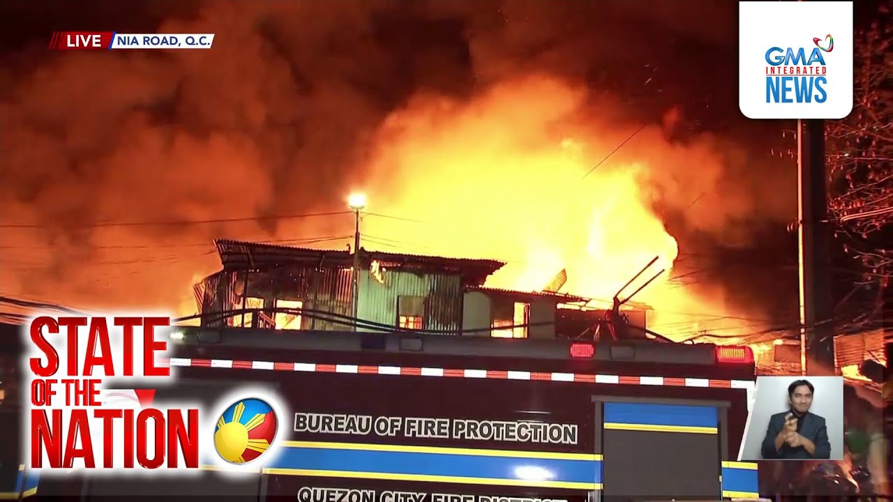 Fire damages houses along NIA Road in QC. | SONA