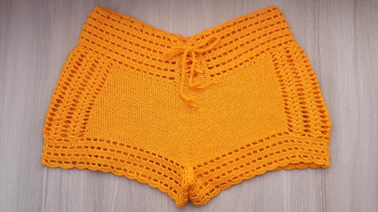 Short Tejido a Crochet paso a paso (video completo)