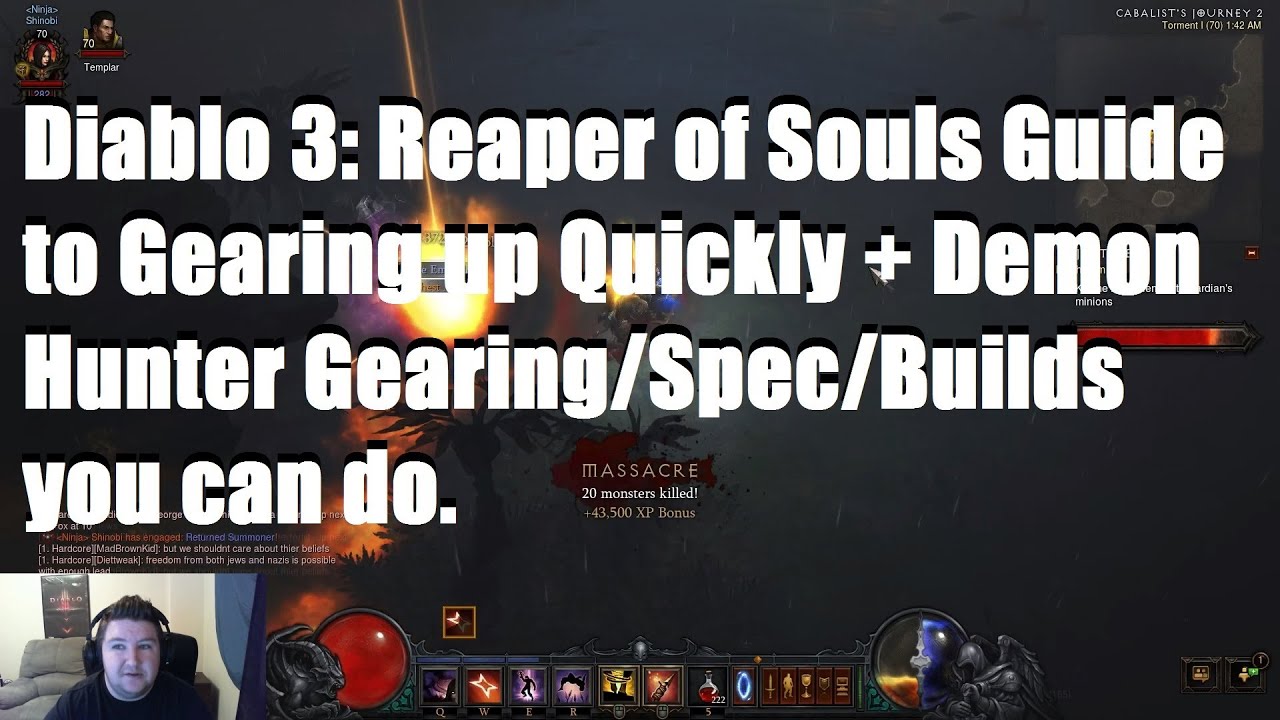 Reaper of Souls: Gearing up Quickly + DH Specs/Builds