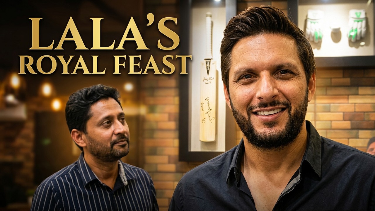 Shahid Afridi :- Lala Darbaar, Dishes Babar, Virat, Viru, Sachin would enjoy at his restaurant
