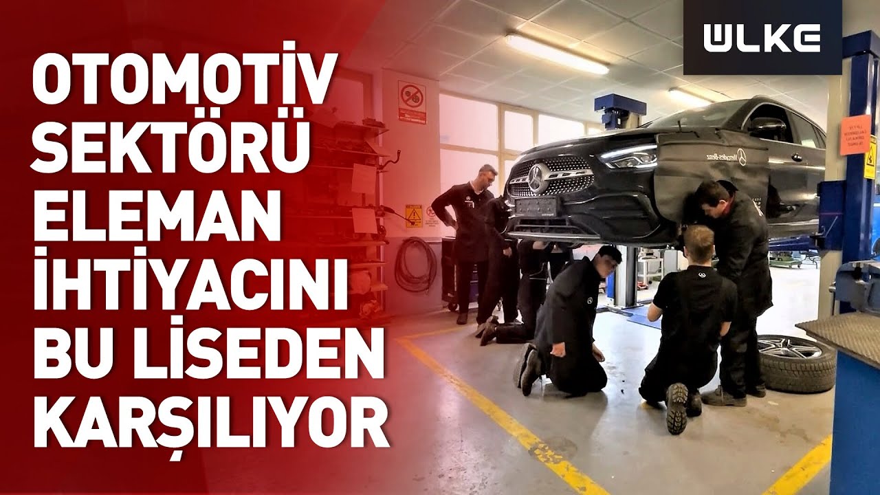 Otomotivin merkezi Bursa'daki meslek lisesi sektöre nitelikli eleman yetiştiriyor
