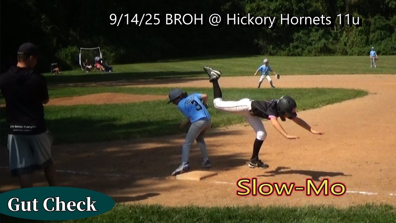 Gut Check  Travelball  Full Game 11u Baseball BROH v Hickory Hornets  9 14 25