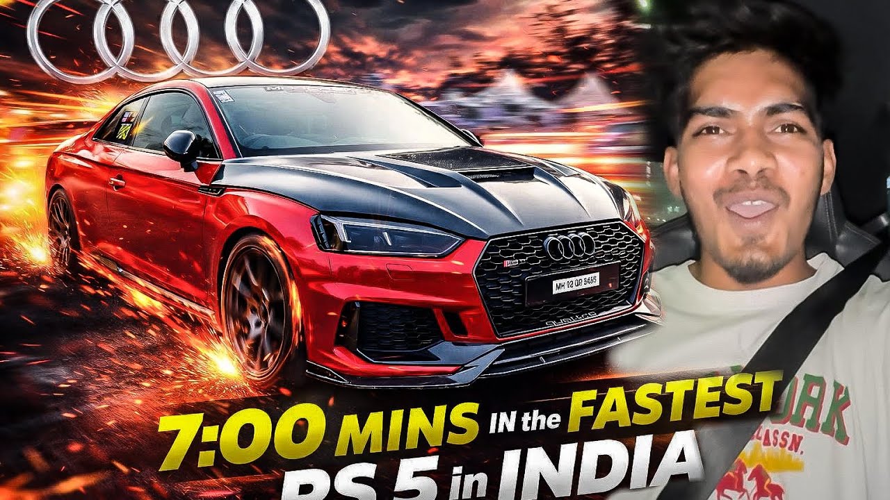 EXPERIENCING THE INDIA’ S FASTEST RS5  🤩 | I WASN’T READY FOR THAT 😱| Benhur rider 46