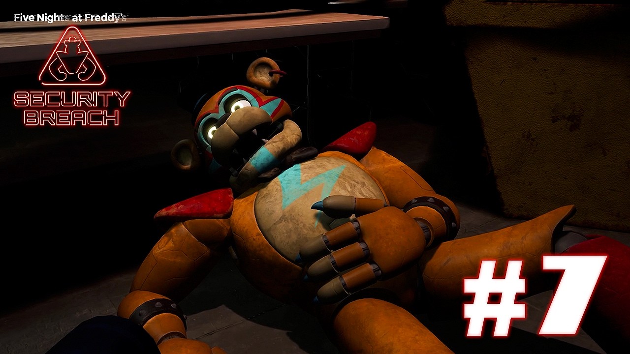 GLAMROCK FREDDY SÓ NO BAGAÇO... | Five Nights at Freddy's: Security Breach (Parte 7)