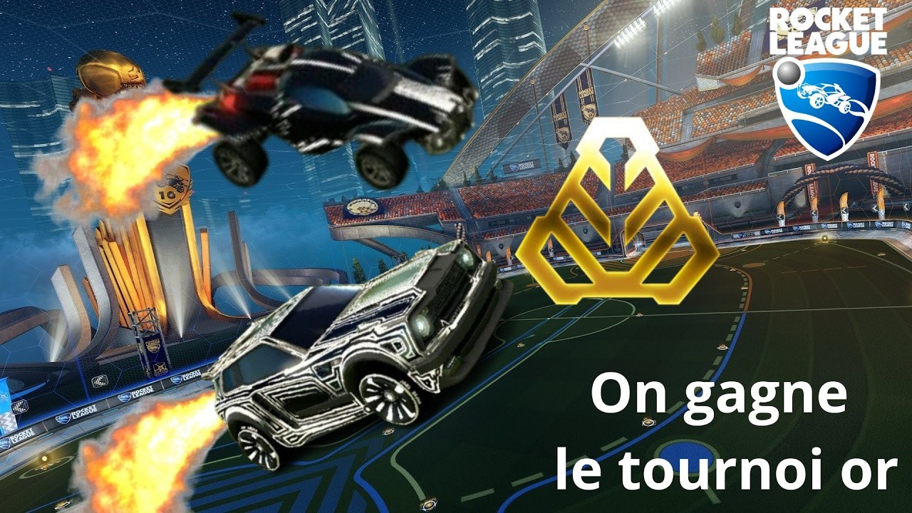 On gagne notre premier tournoi OR sur Rocket League !!