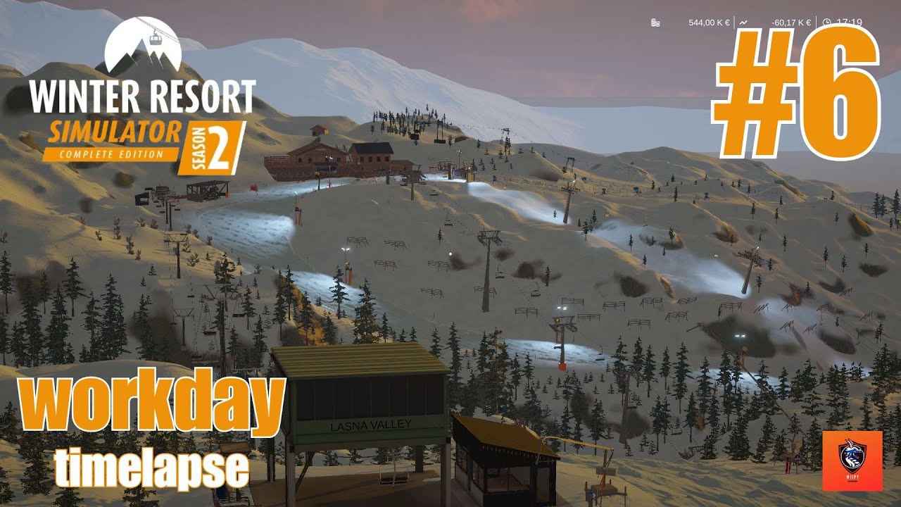 Winter Resort Simulator 2 | Part 6 – Heavy Snowfall & Preparing the Slopes
