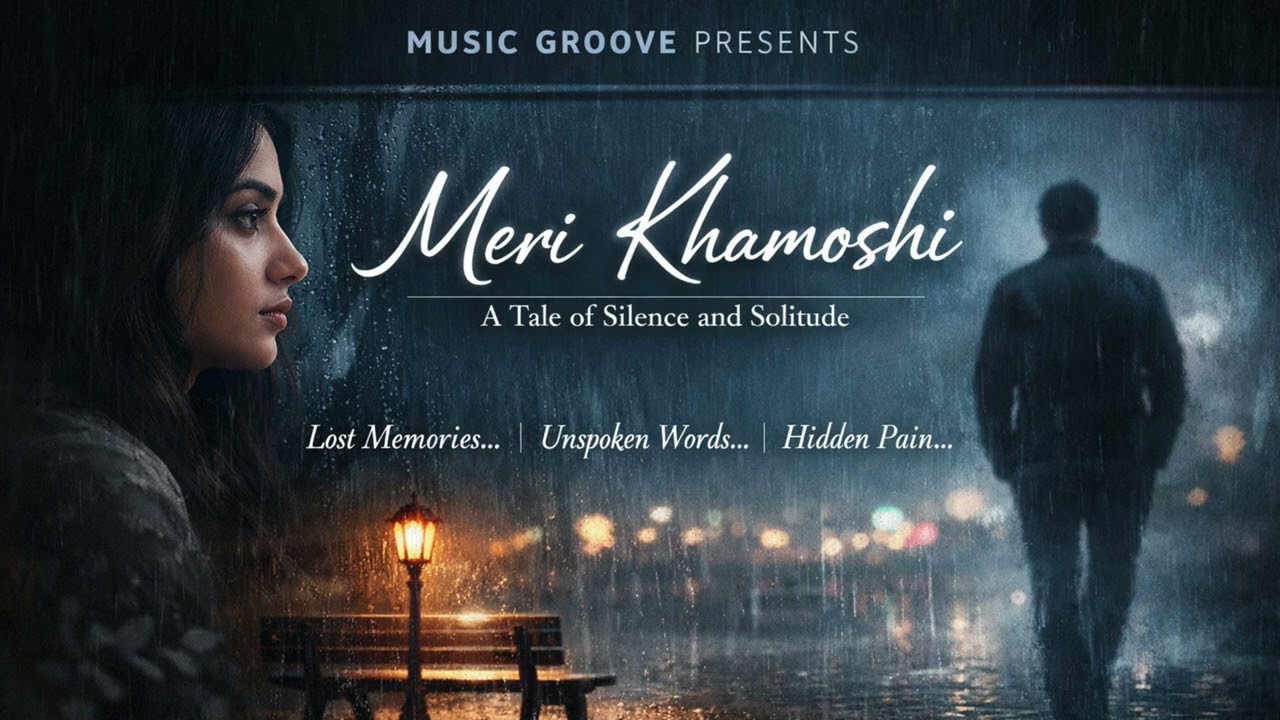 Meri Khamoshi || Official Lyrics Video ||  Music Groove