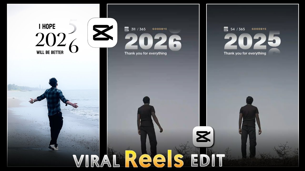 Trending New Year Reels Editing | happy new year 2026 reels edit with capcut