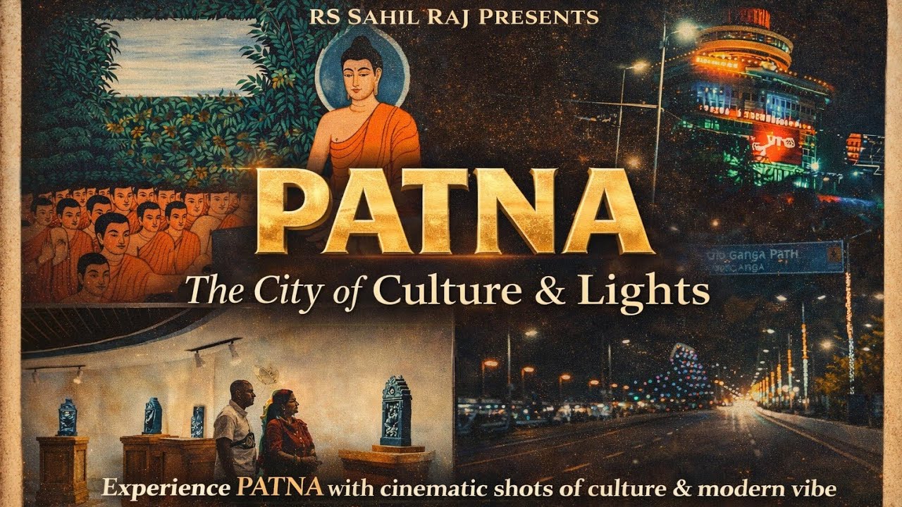 PATNA Cinematic | The City of Culture & Lights🌇| RS Sahil Raj
