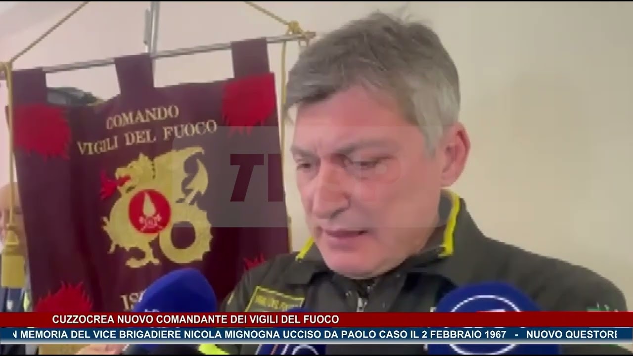 Cuzzocrea nuovo Comandante dei Vigili del fuoco TG NEWS MOLISE DEL 02-02-26 - TRSP -
