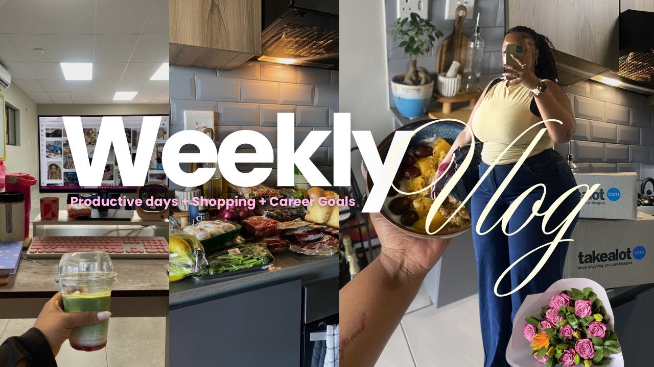 Weekly Vlog 🌱|A new chapter has officially begun… Shopping hauls,Work updates, Takealot, new hobbies
