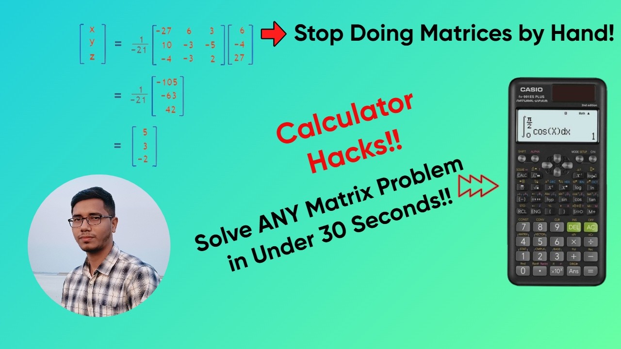 Matrix Calculator Hacks II  Higher Math II HSC