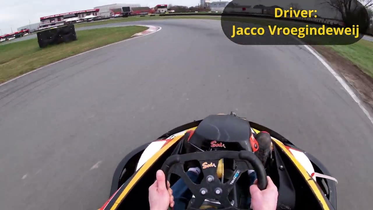 Karting des Fagnes Mariembourg NKH training huurkart 1:12.166 first time