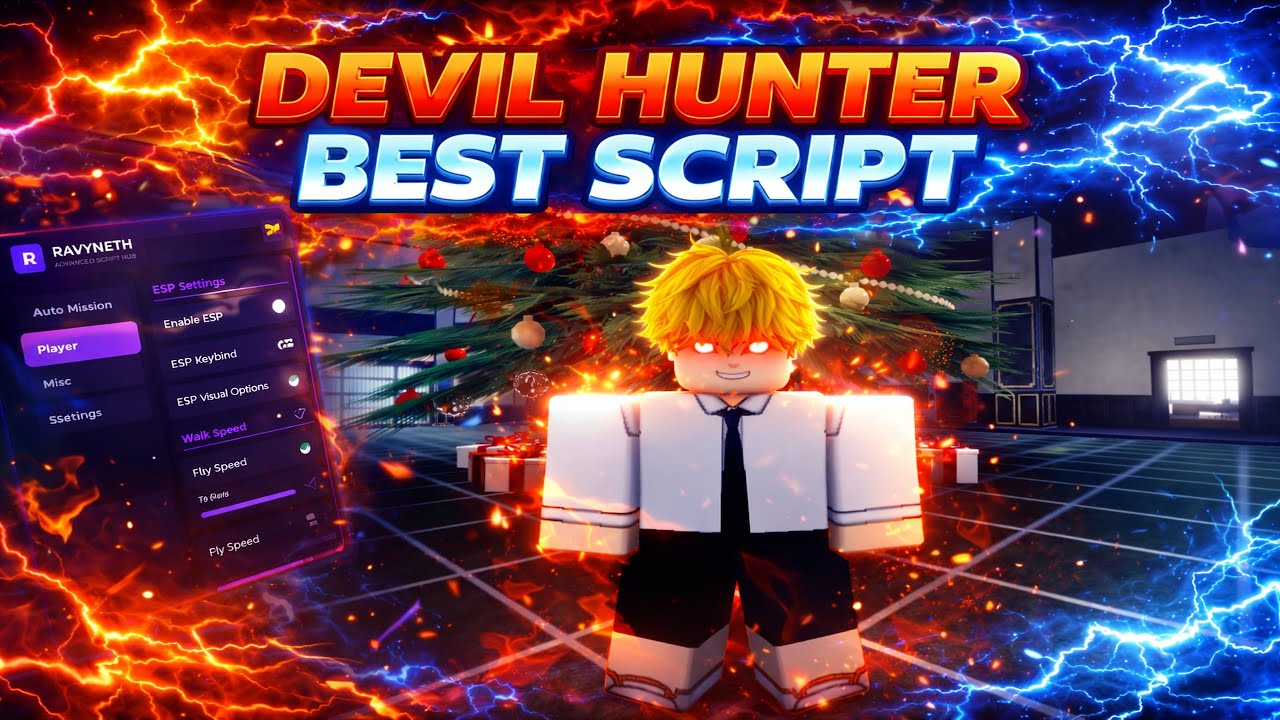 [NEW!] Devil Hunter OP Script | Auto Farm, Auto Missions, Level Farm, Fly & More! | Mobile/PC