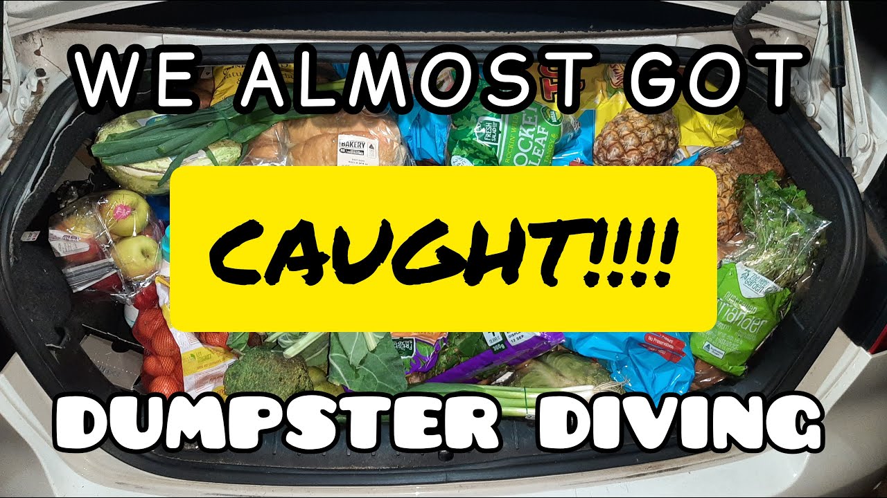 DUMPSTER DIVING AUSTRALIA | FRESH FOOD AND BREAD HAUL | WE ALMOST GET CAUGHT BY THE TRUCK DRIVER.