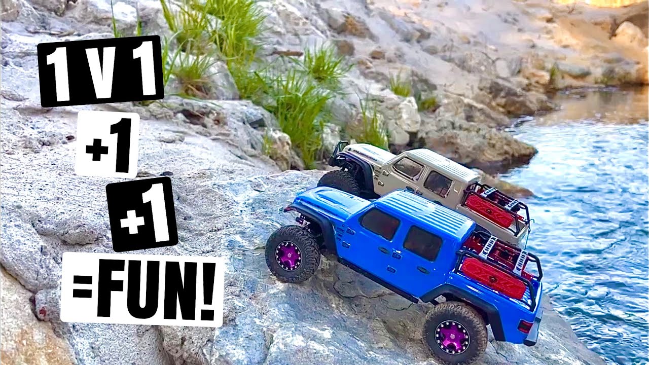 Axial scx24 Gladiator–Head to Head on the Trail