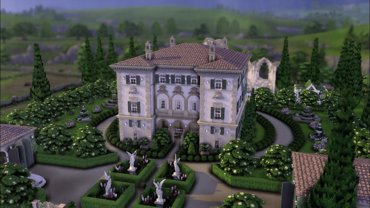 Villa Cetinale (Wedding Venue & Hotel) | Sims 4 Speed Build (CC)