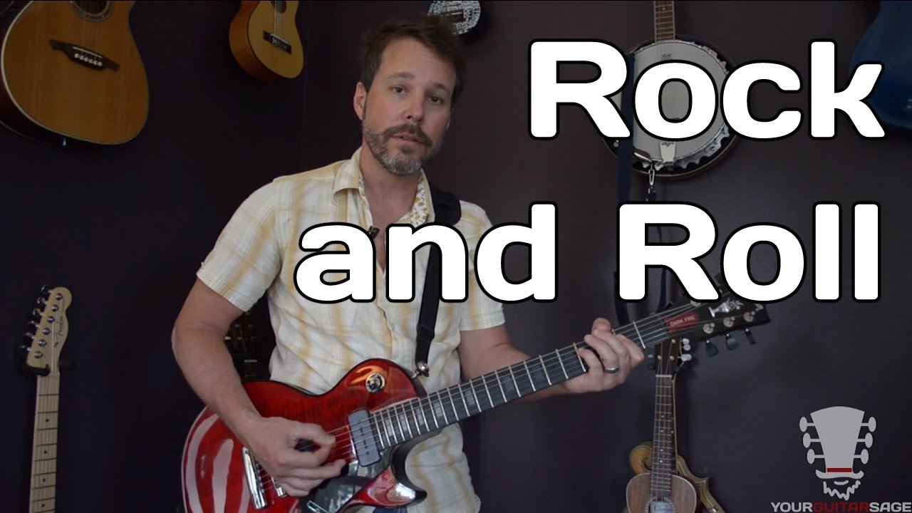 How to play Rock and Roll by Led Zeppelin - Guitar Lesson