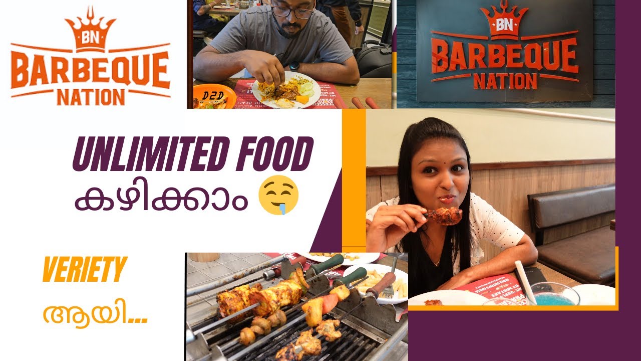 BARBEQUE NATION -UNLIMITED FOOD || TRIVANDRUM || LULU MALL | VARIETY | NON VEG BBQ