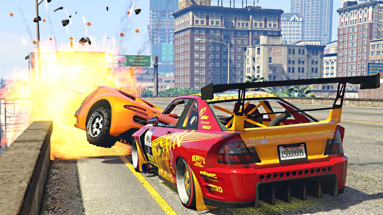 SUPER EXPLOSIVE BOMB BATTLE! (GTA 5 Funny Moments)