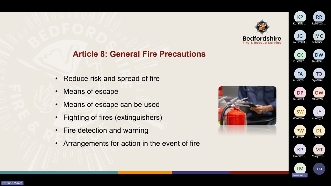 Fire Safety in Residential Care Homes