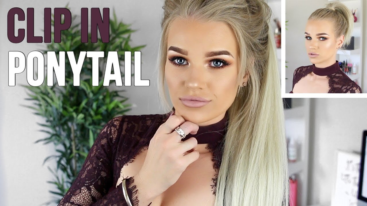 CLIP IN PONYTAIL EXTENSIONS