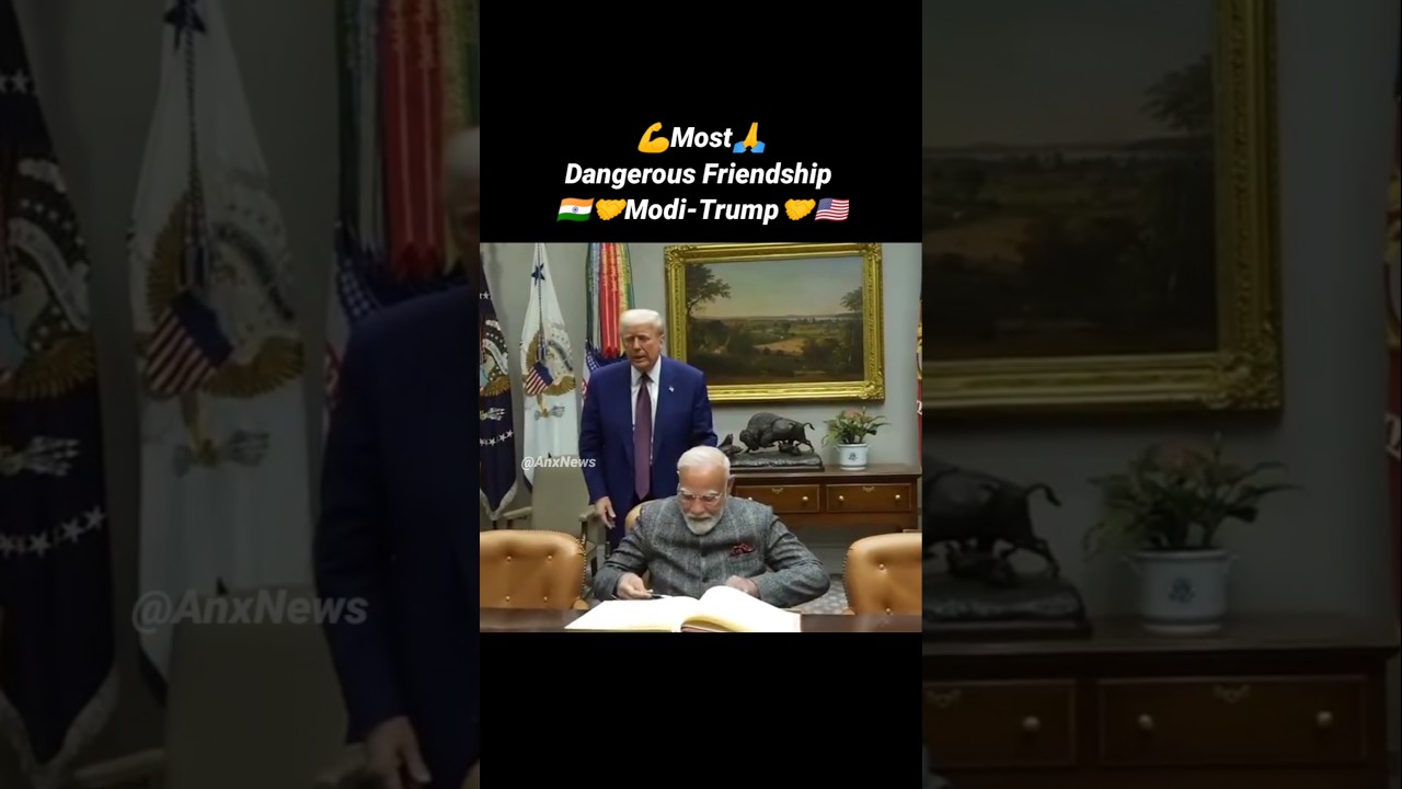 Most Dangerous Friendship In The World Modi-Trump🤝 #modi #trump #power
