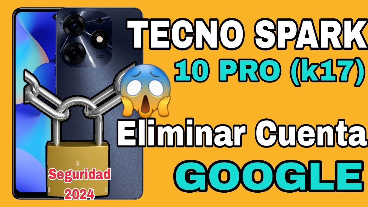 Eliminar Cuenta Google TECNO SPARK 10 PRO Android 13 ✅️ Tecno Spark 10 Pro (k17) FRP BYPASS 2024