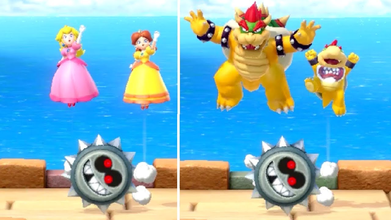 Can Peach & Daisy beat Bowser & Son in Super Mario Party Minigames?
