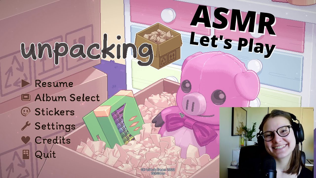 Let's Play Unpacking | ASMR svenska/swedish