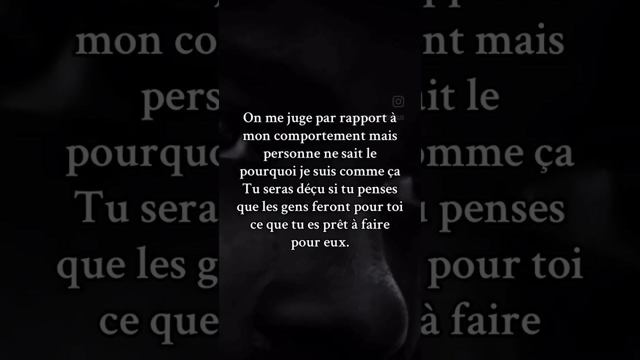 ## faut jamais me juger mon comportement #motivation
