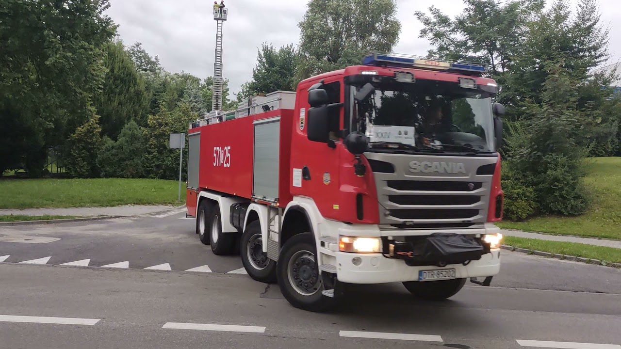 #GFFFV Wyjazd po noclegu w JRG Knurów. Część 1, wyjazd strażaków z województwa dolnośląskiego.
