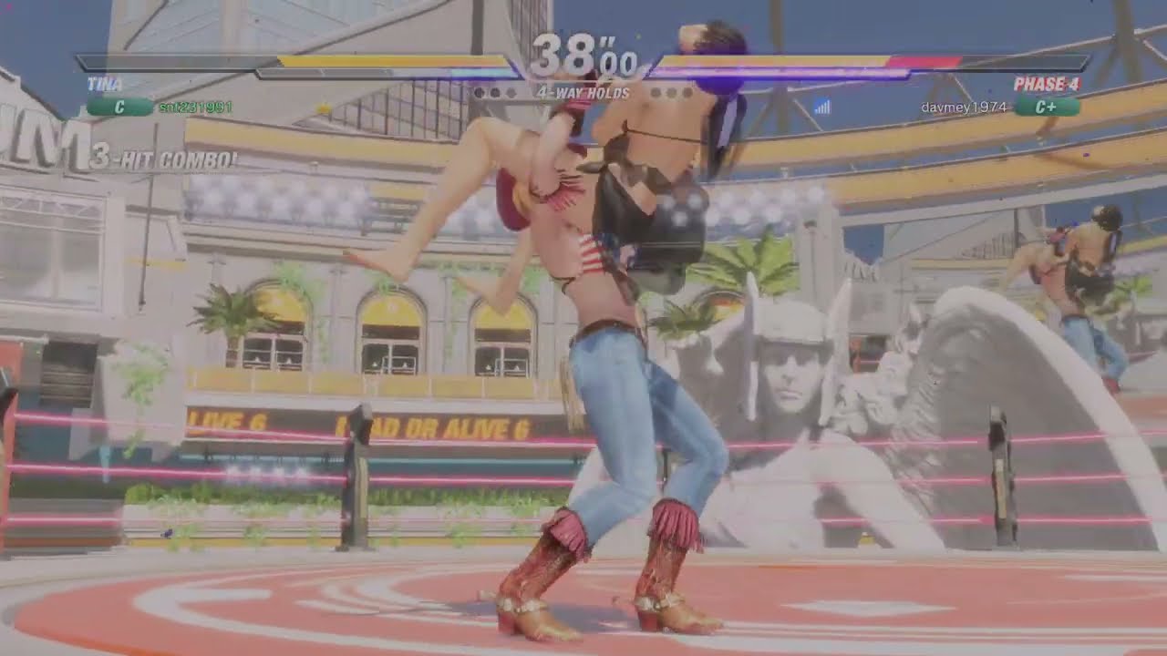DOA6 Tina Rank Match #24