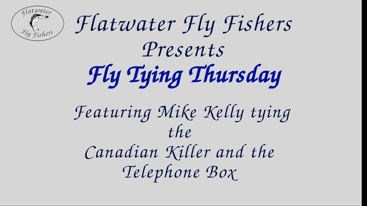 Fly Tying Thusrday 8 Jan 2026
