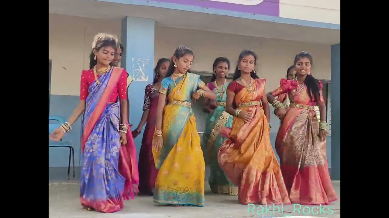 🥭మామిడి కోనాలమీన||Mamidi Konala Meena||Self Governance day||MPUPS RAMREDDYPET #mamidi #dance #school