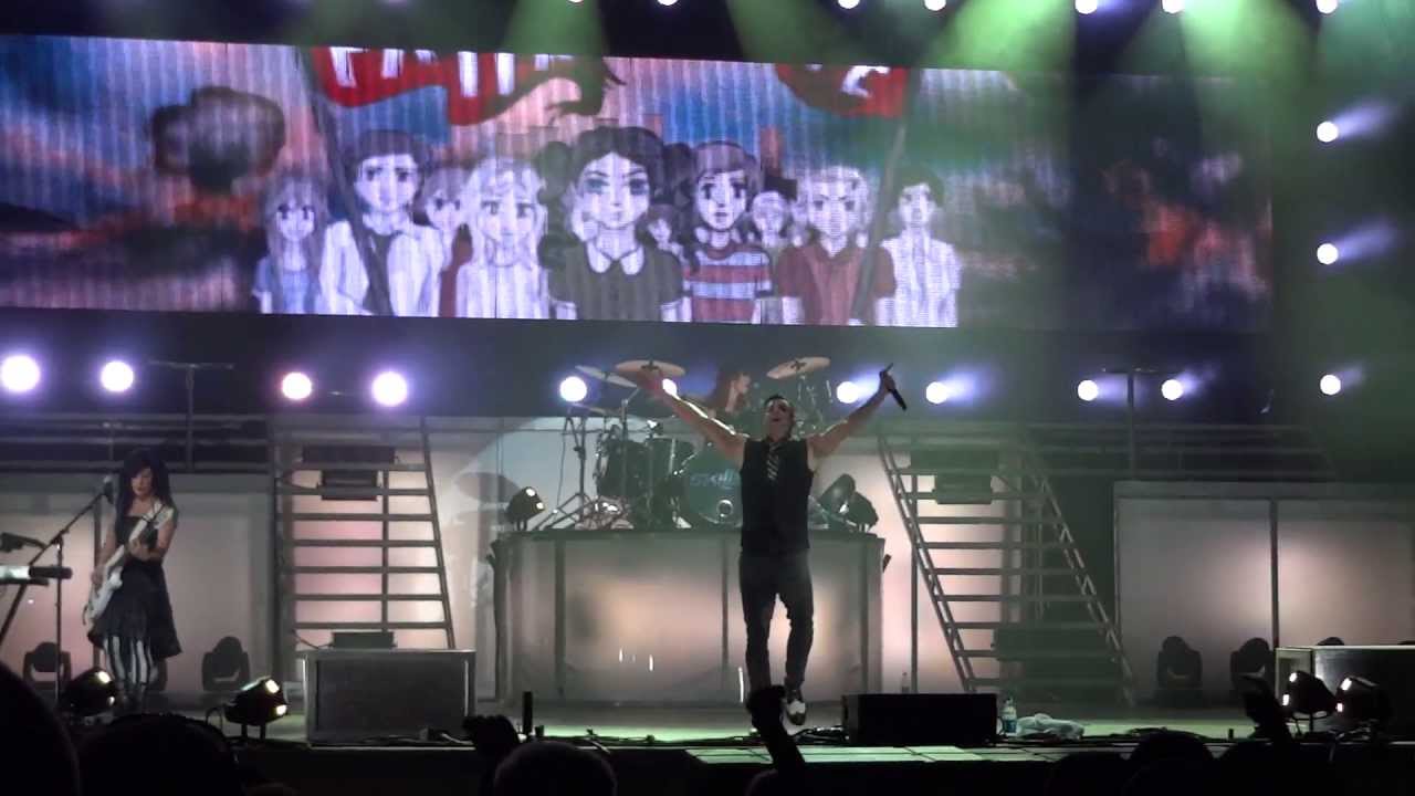 Skillet - Rise - Live - Rock The Park (Carowinds) - June 15, 2013 - 1080p