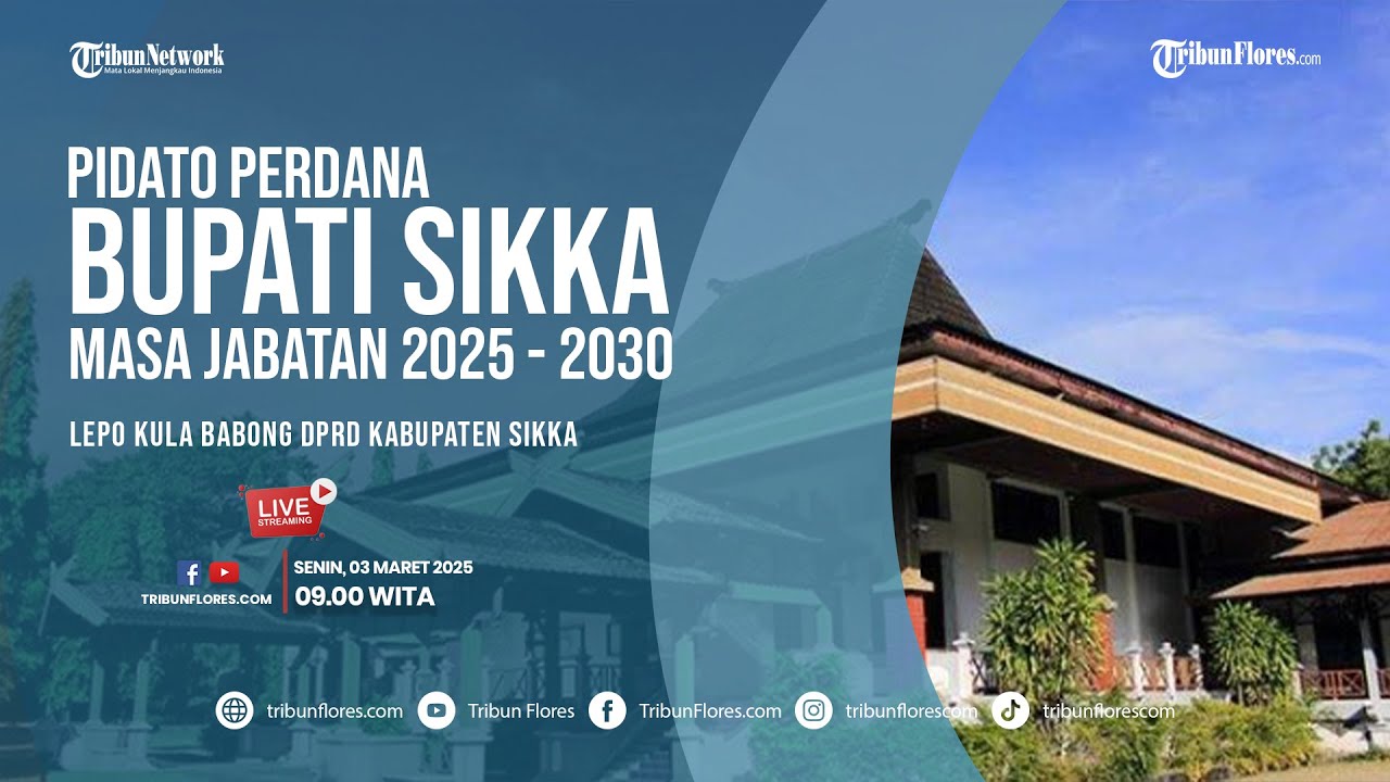 🔴LIVE STREAMING RAPAT PARIPURNA ISTIMEWA II MASA SIDANG II 2024/2025 DPRD KABUPATEN SIKKA