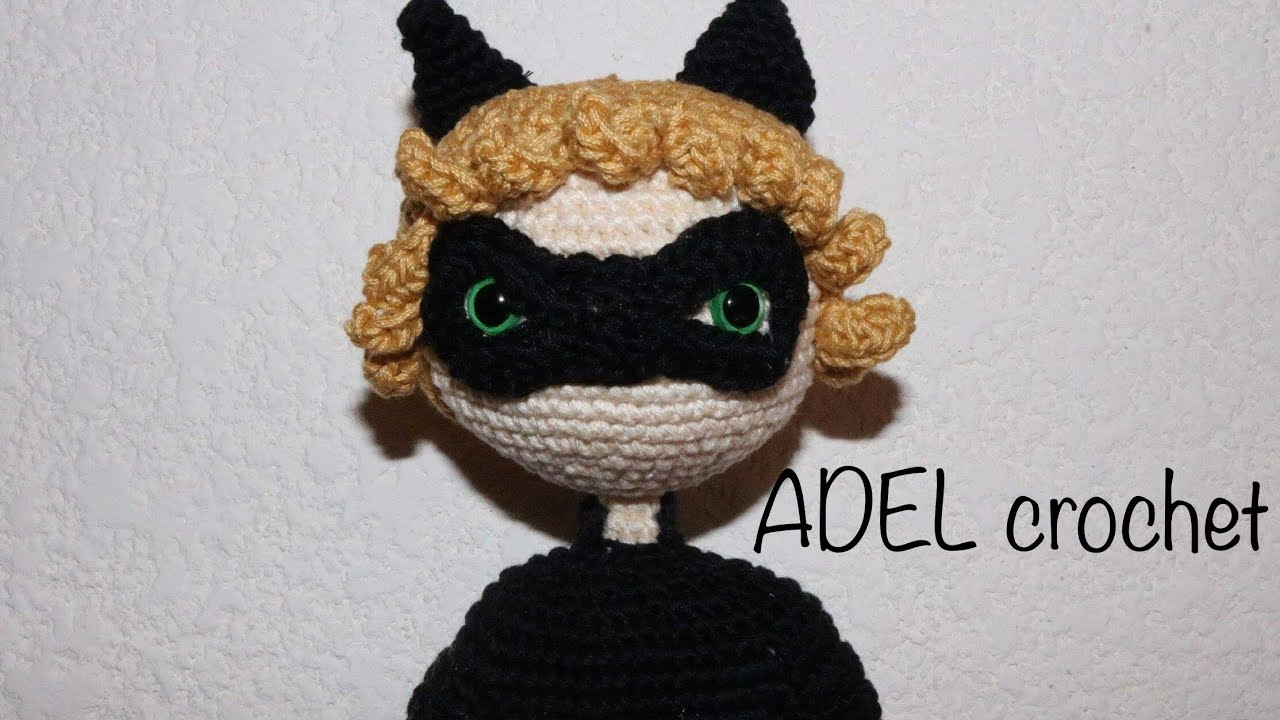 CABELLO, ANTIFAZ Y OREJAS DE CAT NOIR TEJIDO