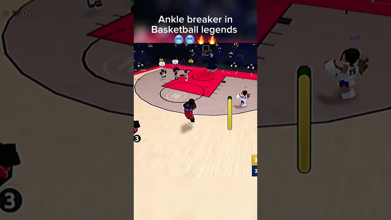 Ankle breaker in basketball legends #roblox #fypシ #basketball #edit #gaming