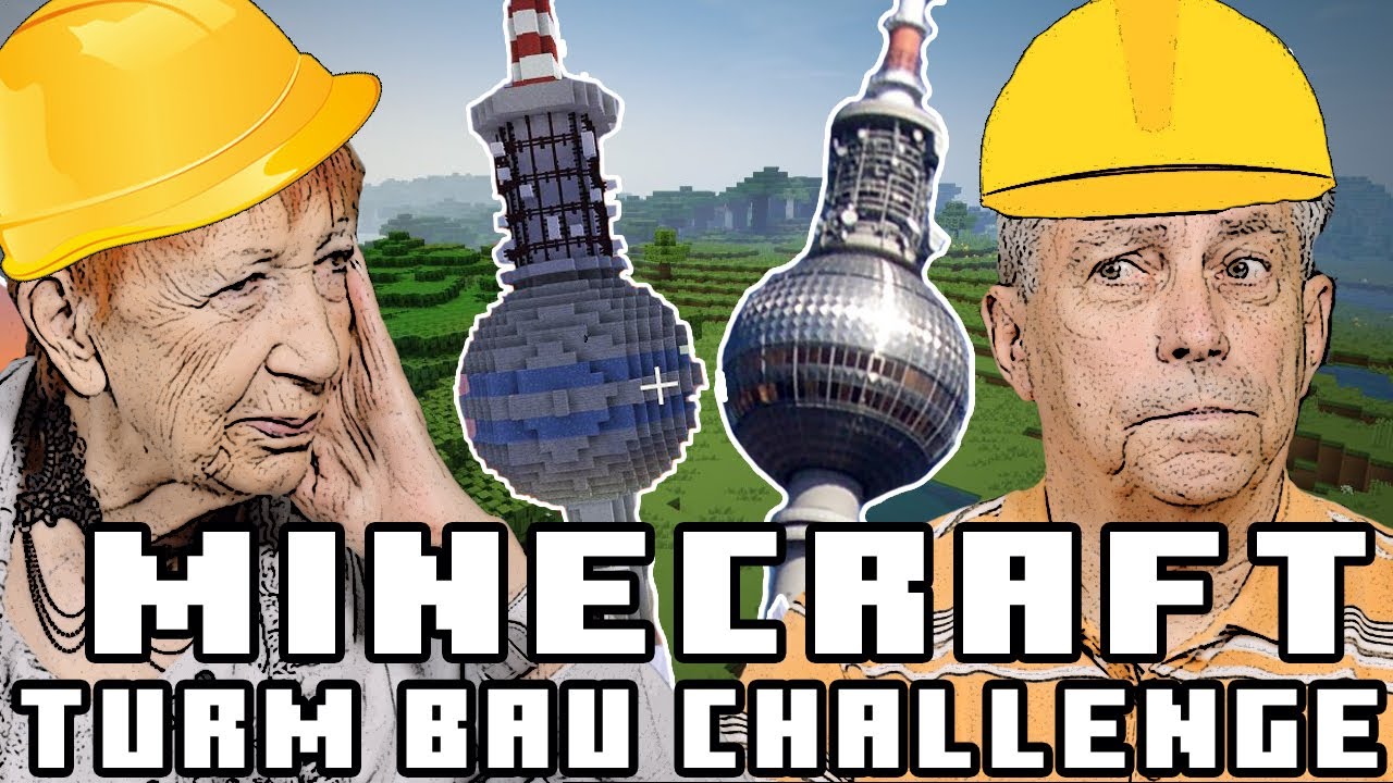 Wir bauen den Fernsehturm | Minecraft | Senioren Zocken!!!