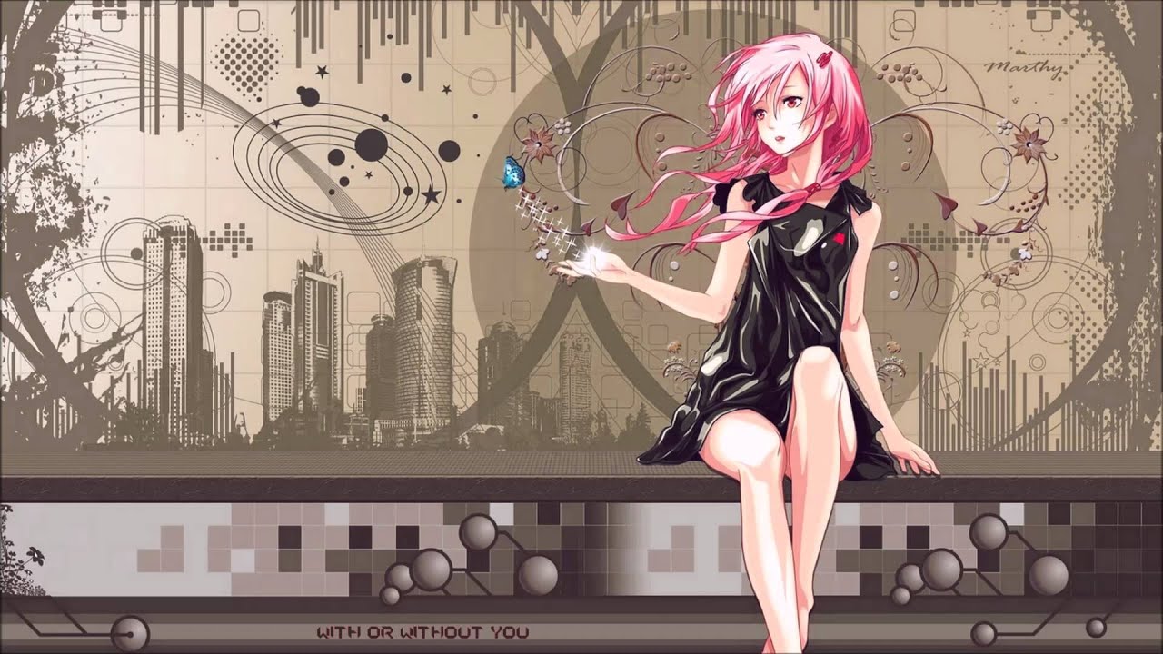 Nightcore - With Or Without You [HD]