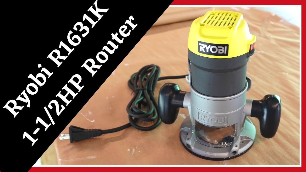 Распаковка и настройка фрезера Ryobi R1631K 1-1/2 л.с. || Как начать работу с фрезером