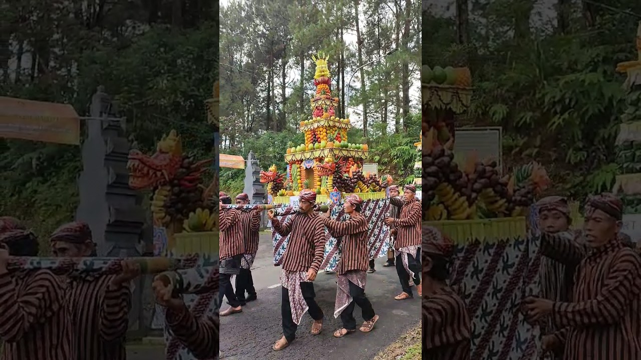 Gunungan Buah bentuk naga #short #shorts