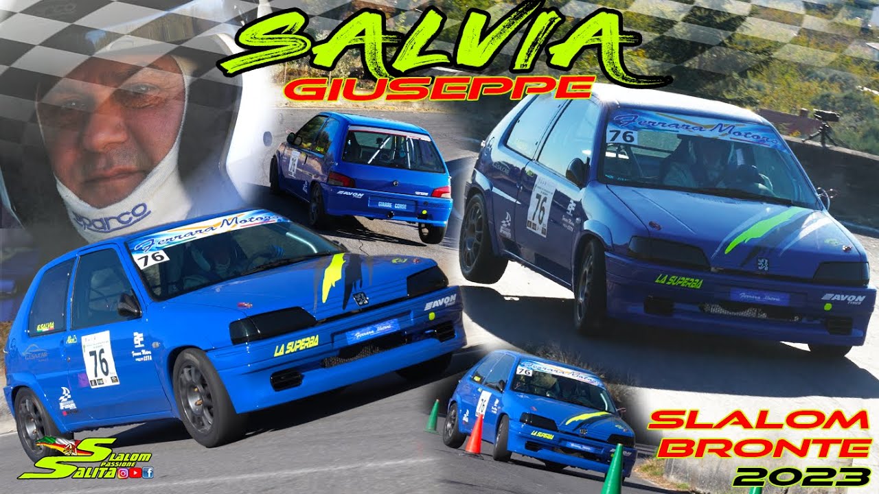 SLALOM BRONTE 2023 // PEUGEOT 106 RALLYE RS PLUS 1400 // SALVIA GIUSEPPE