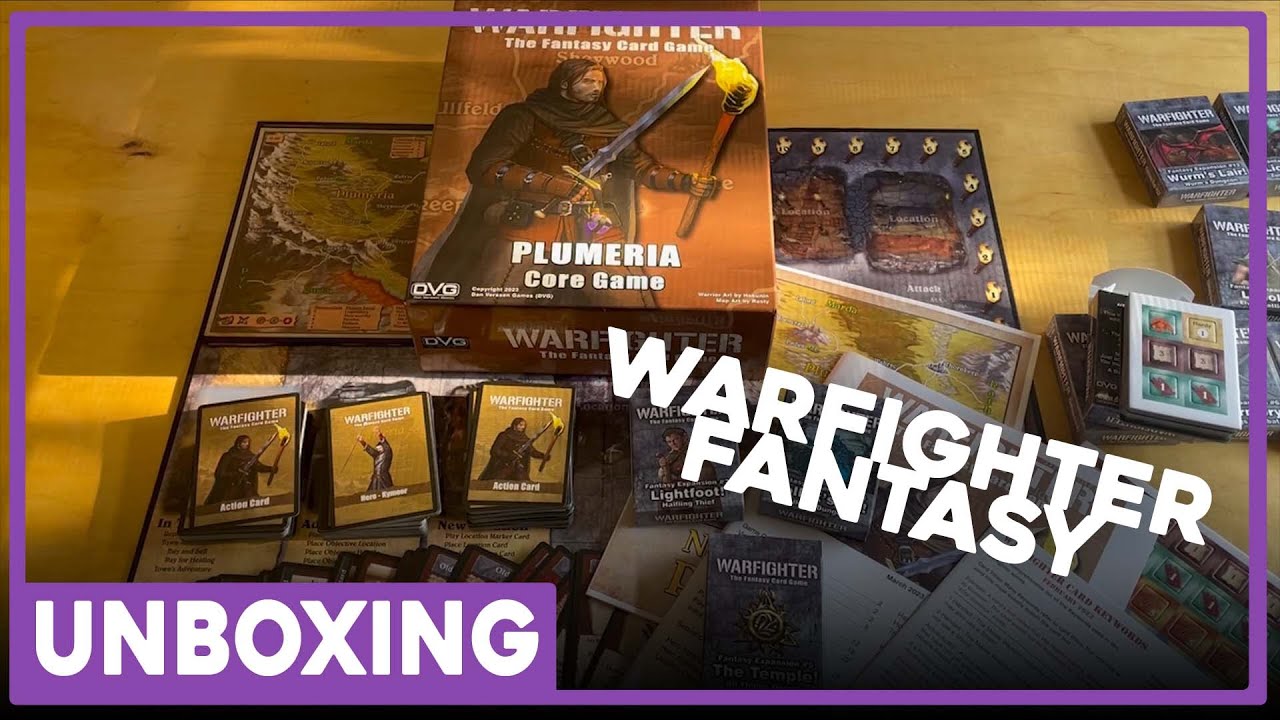 Unboxing | Warfighter: Fantasy | DVG | The Players Aid